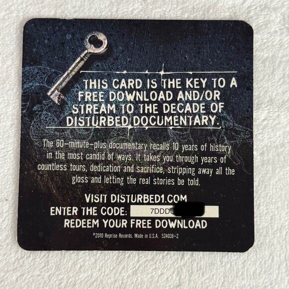 Disturbed – Asylum CD (2010) Reprise Records • Metal Album Clean Disc + Inserts - Picture 10 of 10